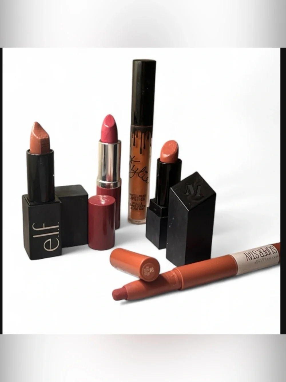 Kylie cosmetics + Clinique Nude Lipstick Bundle 5pc | e.l.f. Morphe Maybelline